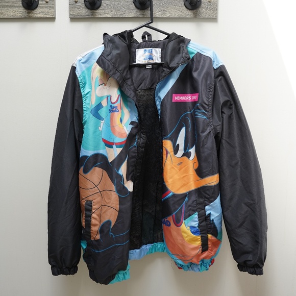 Members Only x Looney Tunes - Space Jam Windbreaker Jacket - Men's Large - Picture 2 of 7